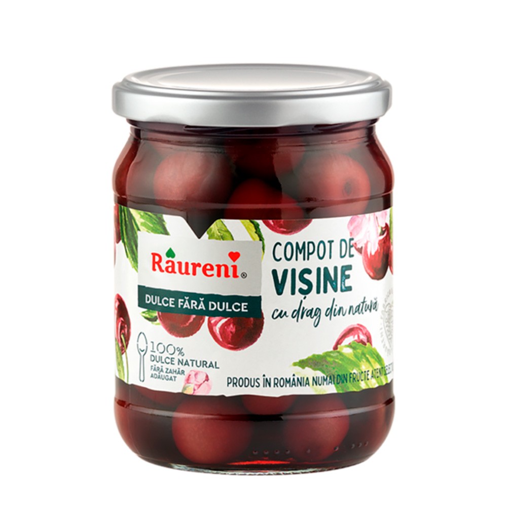 Compot de visine fara dulce...