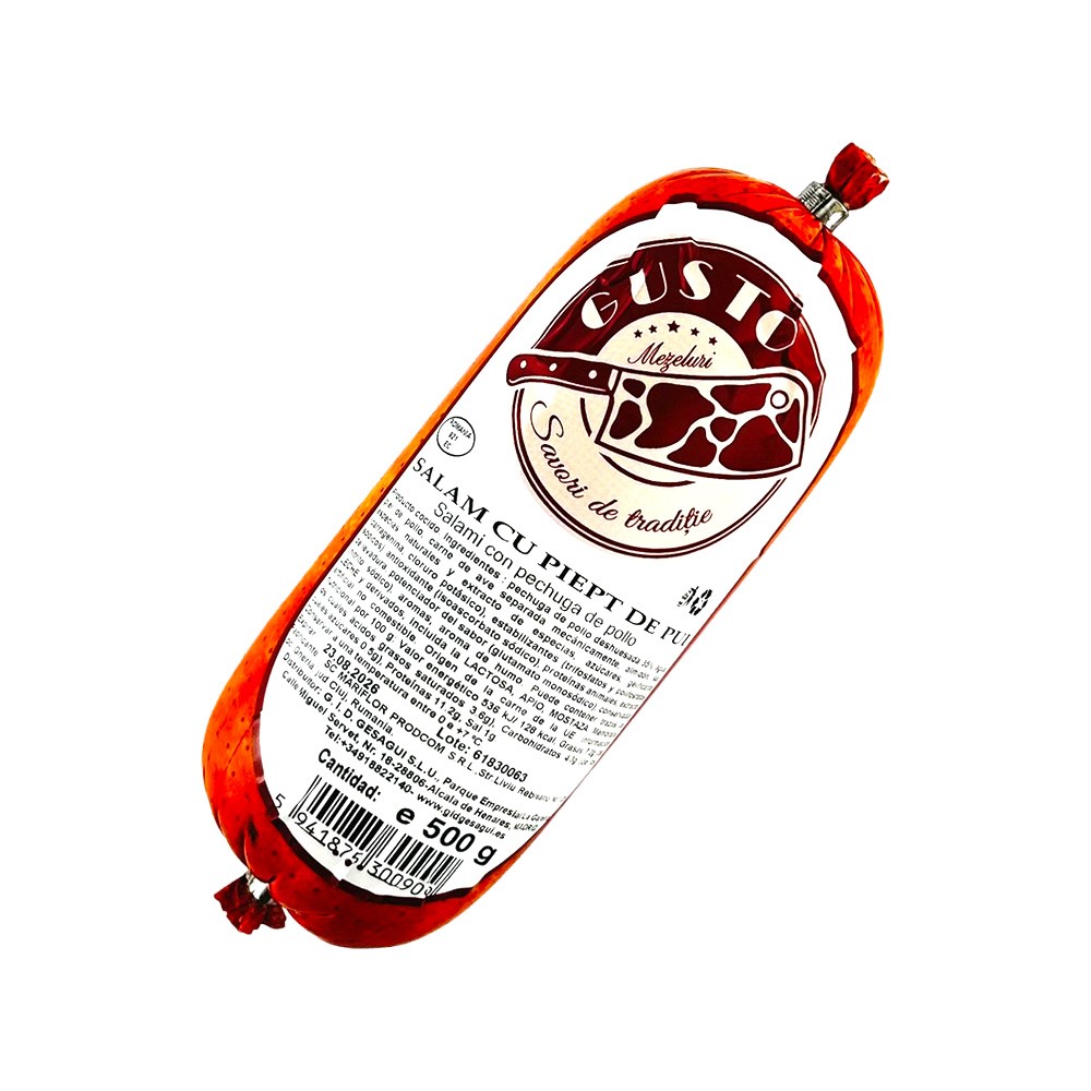 Salam piept de pui 500gr...