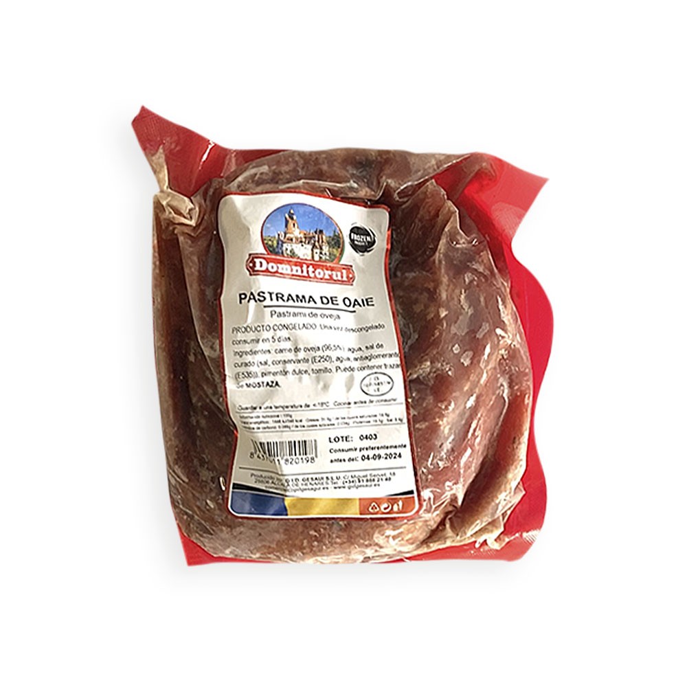 01-002141 Pastrama de oaie vid congelata eticheta