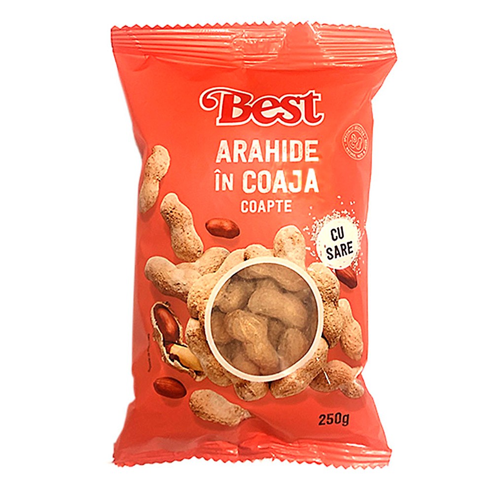 15-000236 Alune prajite in coaja Best Nuts (250g)