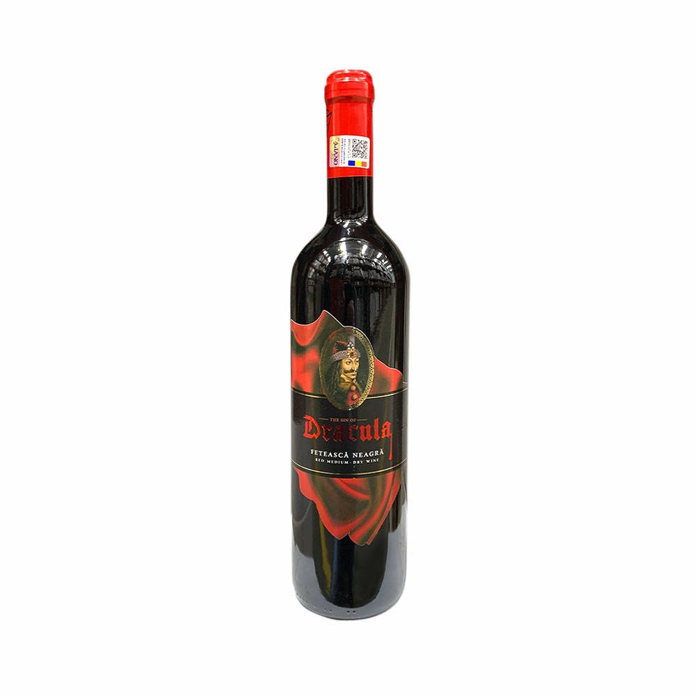 18-000328 Vin Feteasca neagra demisec Dracula 750ml
