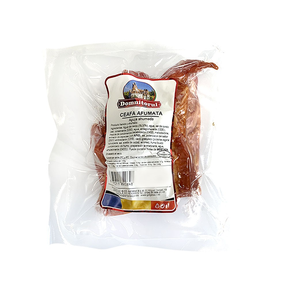 01-002521 Ceafa Afumata vid bucati mici eticheta