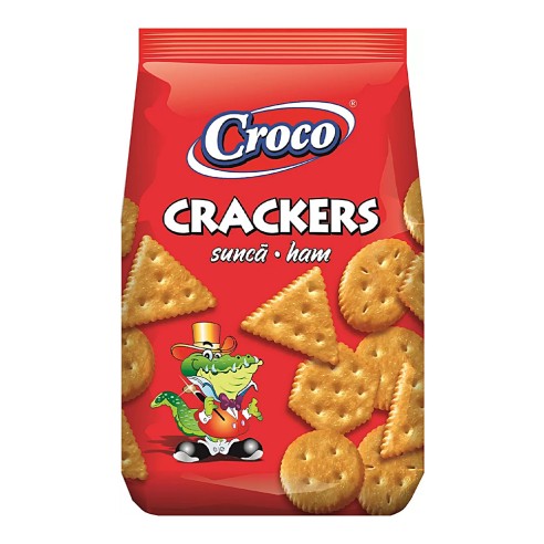 Crackers con jamon 100g Croco -12uds